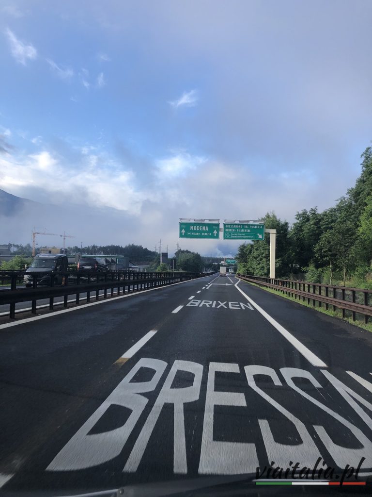 A22 freeway in Italy