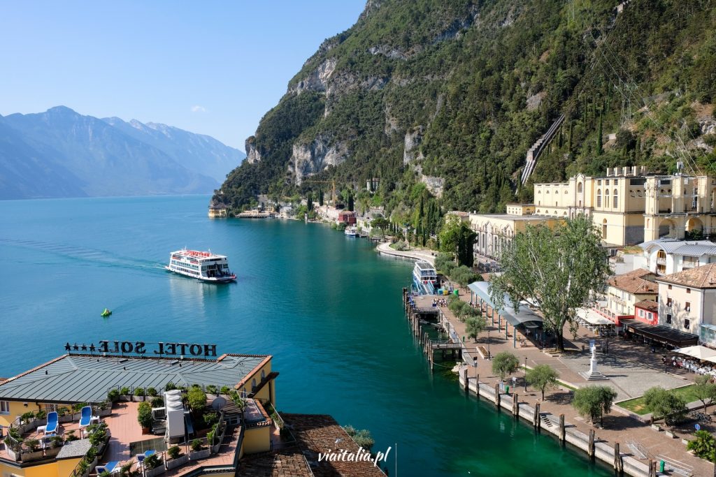 Blick auf den Gardasee vom Torre Apponale