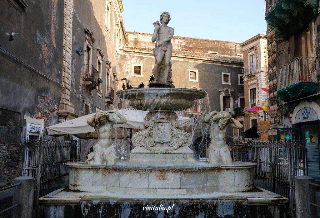 Fontana dell'Amenano in Catania