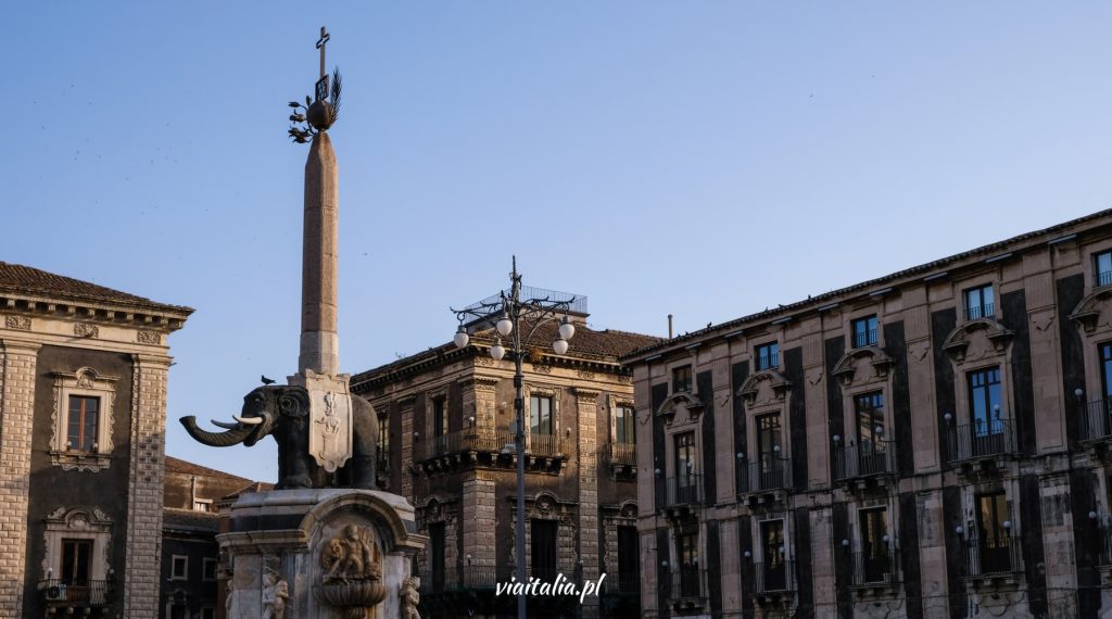 Die Fontana dell'Elefante in Catania