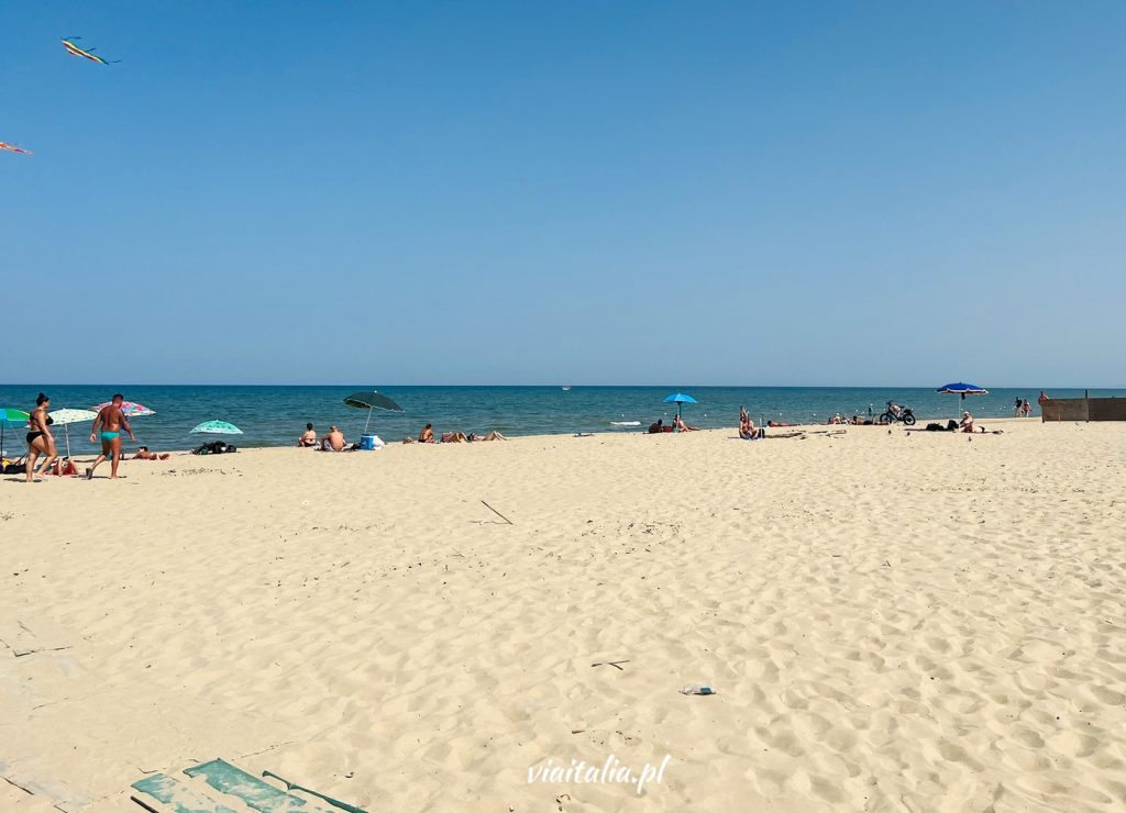 The beach in Catania