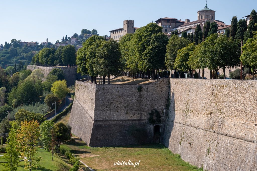 Die venezianischen Mauern in Bergamo