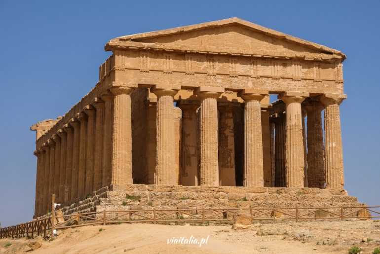 Dolina Świątyń w Agrigento na Sycylii zwiedzanie
